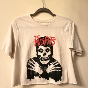 Misfits Graphic slashed tee
